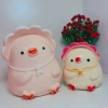 Heo đất tiết kiệm Gà con đội mũ cute size TO - Trang trí quà tặng LUCKY 91 chỉ 56.000đ 4