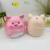 Heo đất tiết kiệm Heo Đeo Túi Thỏ lớn cute - quà tặng, ống tiết kiệm 86.000đ 6