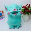 Heo đất tiết kiệm Hot 3D dáng ngồi size to c30 vòng bụng 62 - quà tặng trang trí 2