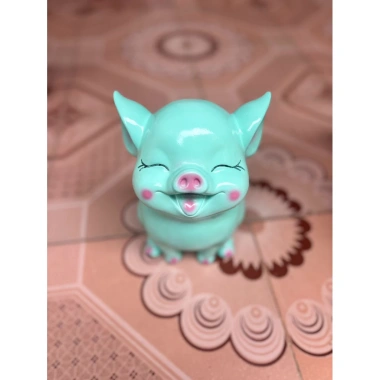 Heo đất tiết kiệm Hot Hit 3D 20cm - Lợn đất ống tiết kiệm quà tặng decor 55.000₫