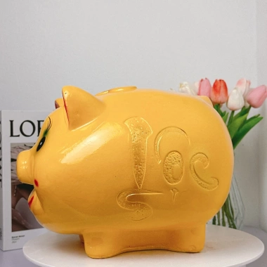 Heo đất tiết kiệm LỘC SIZE TO - Trang trí độc đáo, giá ưu đãi 87.999₫ - Xưởng Lợn Đất HĐ33