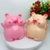 Heo đất tiết kiệm mini 15cm dạng bánh bao - Giá chỉ 45.000₫, chất liệu phúng phĩnh bền bì