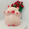 Heo đất tiết kiệm mini 15cm dạng bánh bao - Giá chỉ 45.000₫, chất liệu phúng phĩnh bền bì 3