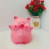 Heo đất tiết kiệm mini 15cm dạng bánh bao - Giá chỉ 45.000₫, chất liệu phúng phĩnh bền bì 4