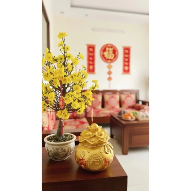 Heo Đất Tiết Kiệm Túi Vàng Tài Lộc Phong Thủy Size Nhỏ Đáng Yêu Quà Tặng Ống Tiết Kiệm Trang Trí 3 Heo Đất Tiết Kiệm Túi Vàng Tài Lộc Phong Thủy Size Nhỏ Đáng Yêu Quà Tặng Ống Tiết Kiệm Trang Trí 3