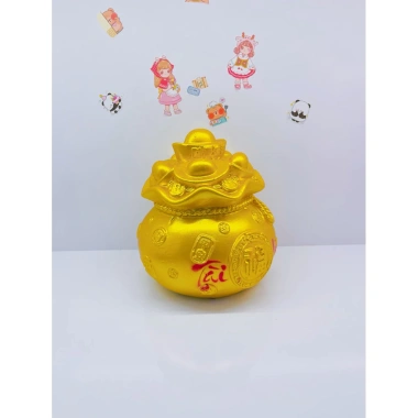 Heo Đất Tiết Kiệm Túi Vàng Tài Lộc Phong Thủy Size Nhỏ Đáng Yêu Quà Tặng Ống Tiết Kiệm Trang Trí 4 Heo Đất Tiết Kiệm Túi Vàng Tài Lộc Phong Thủy Size Nhỏ Đáng Yêu Quà Tặng Ống Tiết Kiệm Trang Trí 4