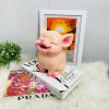 Heo Hót Dáng Ngồi Tai Vểnh Size Nhỏ Ống Heo Đựng Tiền Trang Trí 100% Ảnh Thật 5