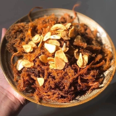 Heo khô cháy tỏi 400g Loại 1 VSATTP - Giảm còn 85.000đ | MaiThiFood Hà Nội