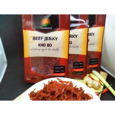 Heo khô cháy tỏi Fansipan 50g - Thịt heo thơm ngon, ăn vặt, giá 16.500 VND 2