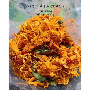 Heo khô cháy tỏi + Gà lá chanh 500gr - KingFood Đồ ăn vặt ngon, giảm giá chỉ 189.000₫