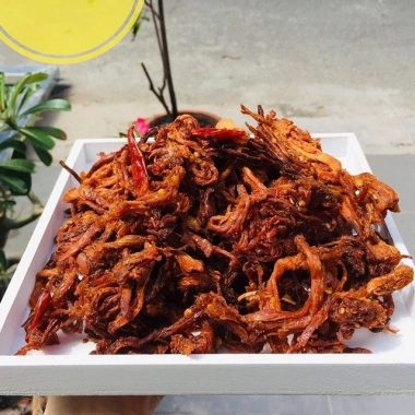 Heo khô cháy tỏi Hà Nội ngon 500g hũ PET - KingFood - Giá chỉ 110.000đ