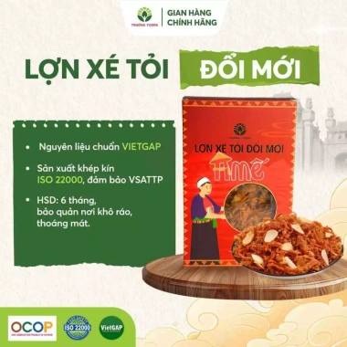 Heo Khô Xé Tỏi Đổi Mới A Mế 120g - Giảm Giá Sốc 145k, Đậm Đà Hương Vị 2