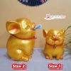 Heo ngậm tiền hút lộc thạch cao mới 2 size - ống tiết kiệm phong thủy, quà tặng, giá 99.000