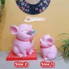 Heo ngậm tiền hút lộc thạch cao mới 2 size - ống tiết kiệm phong thủy, quà tặng, giá 99.000 6