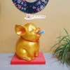 Heo ngậm tiền hút lộc thạch cao mới 2 size - ống tiết kiệm phong thủy, quà tặng, giá 99.000 8