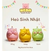 Heo sinh nhật đáng yêu, lợn đất tiết kiệm gốm sứ cao cấp, decor bàn học, chỉ 58.000 VND