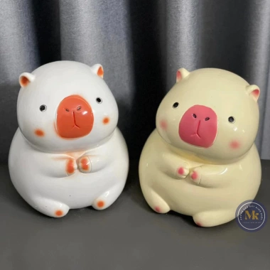 Heo tiết kiệm CHUỘT LANG CAPYBARA siêu cute - quà tặng decor, lợn đất giá 69k