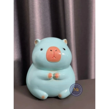 Heo tiết kiệm CHUỘT LANG CAPYBARA siêu cute - quà tặng decor, lợn đất giá 69k