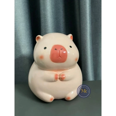 Heo tiết kiệm CHUỘT LANG CAPYBARA siêu cute - quà tặng decor, lợn đất giá 69k 6 Heo tiết kiệm CHUỘT LANG CAPYBARA siêu cute - quà tặng decor, lợn đất giá 69k 6