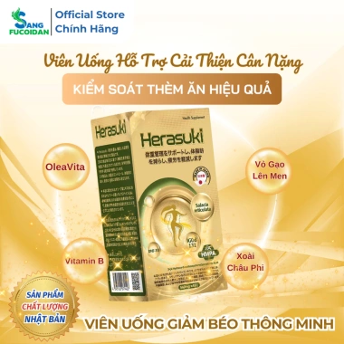 Herasuki Hộp 45 Viên Uống Giảm Béo Thông Minh Nhật Bản SORAICINE 1.8 Triệu