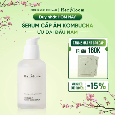 Herbloom Serum Thuần Chay 50ml Cấp Ẩm Sâu Dưỡng Trắng Chống Lão Hoá Kombucha Plant Biome - Giá ưu đãi 699.000đ