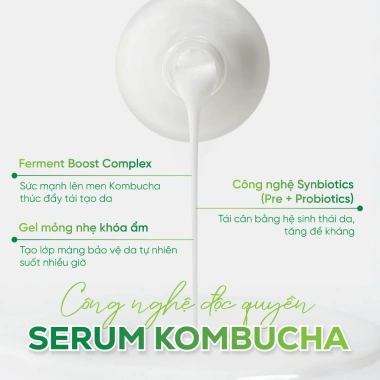 Herbloom Serum Thuần Chay 50ml Cấp Ẩm Sâu Dưỡng Trắng Chống Lão Hoá Kombucha Plant Biome - Giá ưu đãi 699.000đ