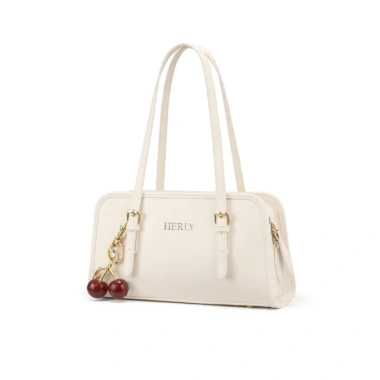 HERLY Túi xách nữ thời trang đa năng, đeo vai tinh tế kèm Charm Cherry, chỉ 350.000₫