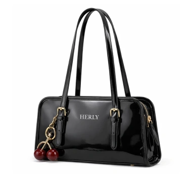 HERLY Túi xách nữ thời trang đa năng, đeo vai tinh tế kèm Charm Cherry, chỉ 350.000₫ 10 HERLY Túi xách nữ thời trang đa năng, đeo vai tinh tế kèm Charm Cherry, chỉ 350.000₫ 10