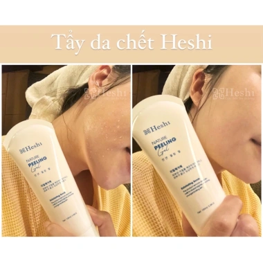 Heshi Nature Peeling Gel Tẩy Da Chết 12/2.026 – Giải Pháp Da Sáng Mịn, Giá 199k