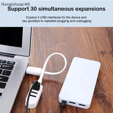 Hhvn Cáp USB 1.2m Hub 3 Cổng Sạc Nhanh, Splitter Phong Cách Mới, Giá 32.281 VND 4