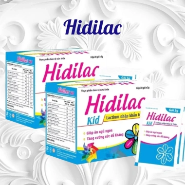 Hidilac Kid HSD – Thực phẩm cho trẻ kém ăn, ốm yếu, giảm quấy khóc đêm 220.000₫