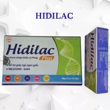 Hidilac Plus Hsd mới nhất - Thuốc hỗ trợ ngủ ngon, giảm stress, giá chỉ 248k