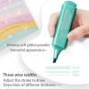 Highlighter Đầu Mềm Kim Loại Sáng Bóng - Bút Đánh Dấu & Vẽ Sáng Tạo cho Văn Phòng Phẩm Học Sinh 3