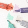 Highlighter Đầu Mềm Kim Loại Sáng Bóng - Bút Đánh Dấu & Vẽ Sáng Tạo cho Văn Phòng Phẩm Học Sinh 5