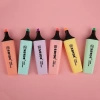 Highlighter Đầu Mềm Kim Loại Sáng Bóng - Bút Đánh Dấu & Vẽ Sáng Tạo cho Văn Phòng Phẩm Học Sinh 8