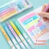 Highlighter Double Head Xóa Nổi 6 Màu Pastel - Dành cho Sinh Viên, Bản Vẽ, Bullet Journal, Giá chỉ 39.000₫ 5