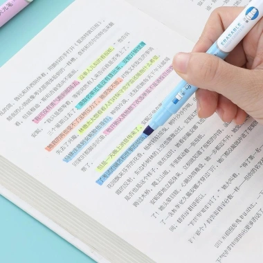 Highlighter Double Head Xóa Nổi 6 Màu Pastel - Dành cho Sinh Viên, Bản Vẽ, Bullet Journal, Giá chỉ 39.000₫