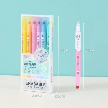 Highlighter Double Head Xóa Nổi 6 Màu Pastel - Dành cho Sinh Viên, Bản Vẽ, Bullet Journal, Giá chỉ 39.000₫