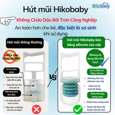 Hikobaby Hút mũi bé sơ sinh cầm tay cao cấp - Thông mũi không đau, an toàn, giá 269.000₫ 6