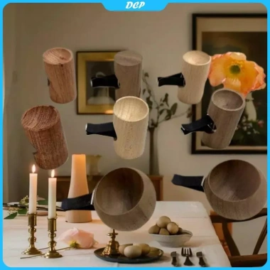 Hình cầu gỗ Xe Tinh Dầu - Clip khuếch tán hương liệu, làm mát không khí, tự động