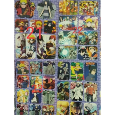 Hình dán Anime Naruto Boruto không thấm nước 16/32 tấm kèm hộp - Giá chỉ 40.000₫