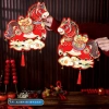 Hình dán cửa cặp ngựa Mã Đáo Thành Công 3D nhung đỏ – Size to 48cm, Tết Bính Ngọ 2.026, Giá ưu đãi 29.000đ