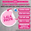 Hình Dán Decal Cơm Nắm Dễ Thương Baby Three - Chống Nước, Bền Màu, Thùng Xốp, Mút F88-5 10.5k 4