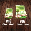 Hình dán rau Má Đậu xanh dán tường - Decor xe đẩy, quán trà sữa, cà phê - Sticker decal chỉ 26.000đ 3