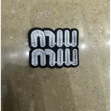 Hình Thêu MIU MIU ủi nhiệt - Patch & Sticker thời trang, giá chỉ 6.000₫