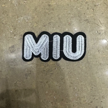 Hình Thêu MIU MIU ủi nhiệt - Patch & Sticker thời trang, giá chỉ 6.000₫