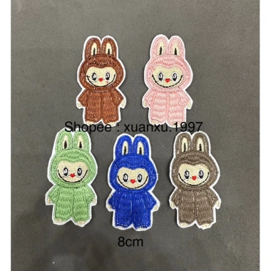 Hình Thêu Sticker LABUBUUU Siêu Hót Có Keo ủi - Giá chỉ 9.000₫, Giá gốc 11.610₫