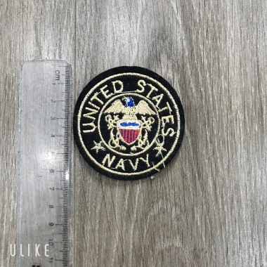 Hình tròn thêu logo United States phong cách Mỹ, chất liệu bền, giá chỉ 6.800đ Hình tròn thêu logo United States phong cách Mỹ, chất liệu bền, giá chỉ 6.800đ