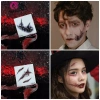 Hình xăm tạm thời Halloween chống thấm nước mô phỏng vết thương thật cho mặt và tay - Giá ưu đãi 30.456₫ 4