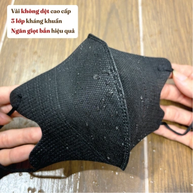 Hi!Saigon Combo 300 khẩu trang 5D màu đỏ đậm - Bảo vệ sức khỏe, hạn chế bụi vi khuẩn, giọt bắn - 39.000₫